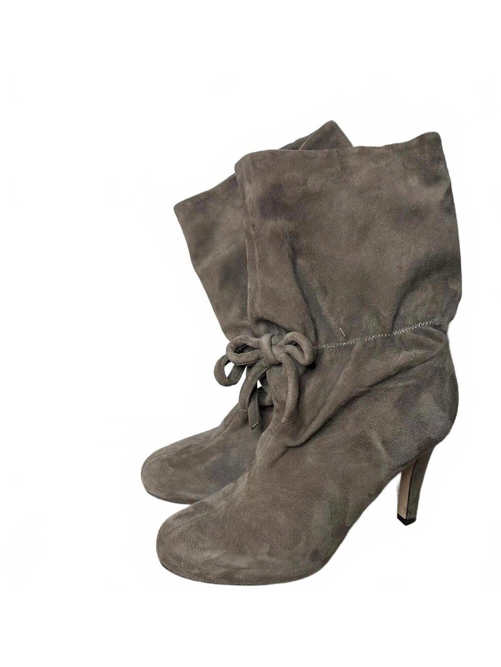 Women’s Kate Spade Taupe Brown Suede Ankle Boots Sz 6.5 B